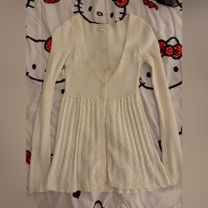 Aeropostale Cream Babydoll Top